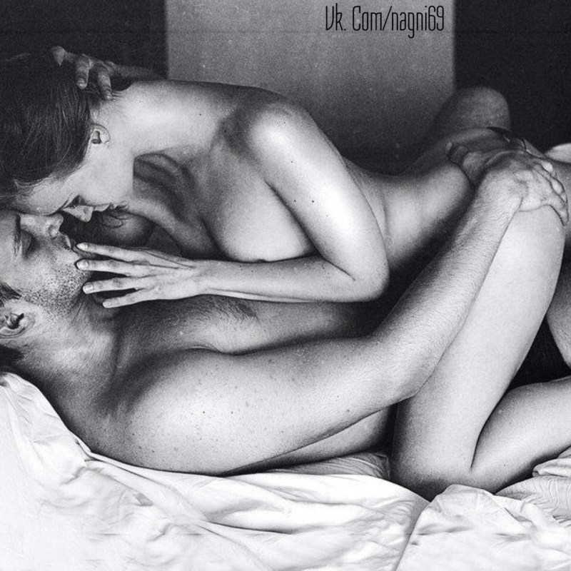 Erotic couple in bed