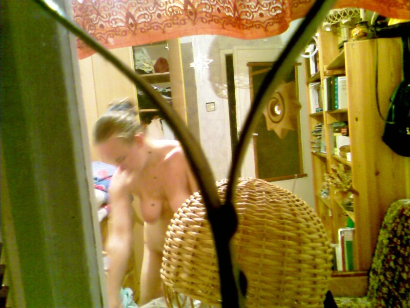 Spied behind the mirror