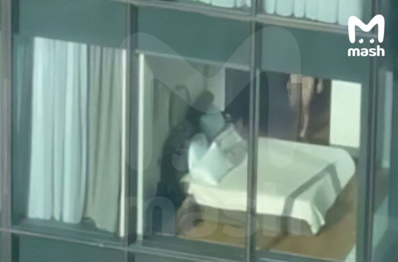 Naked in the windows of Moscow City