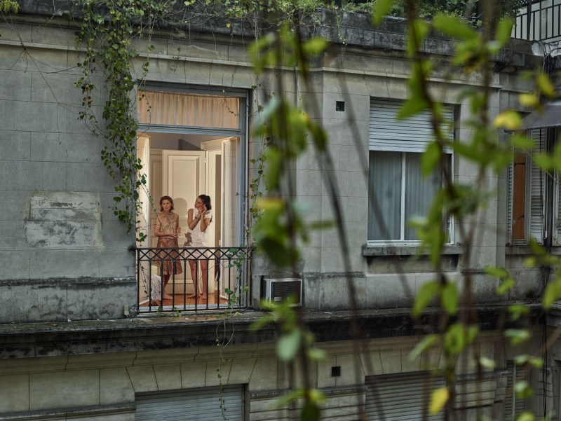 Spied in the windows of houses