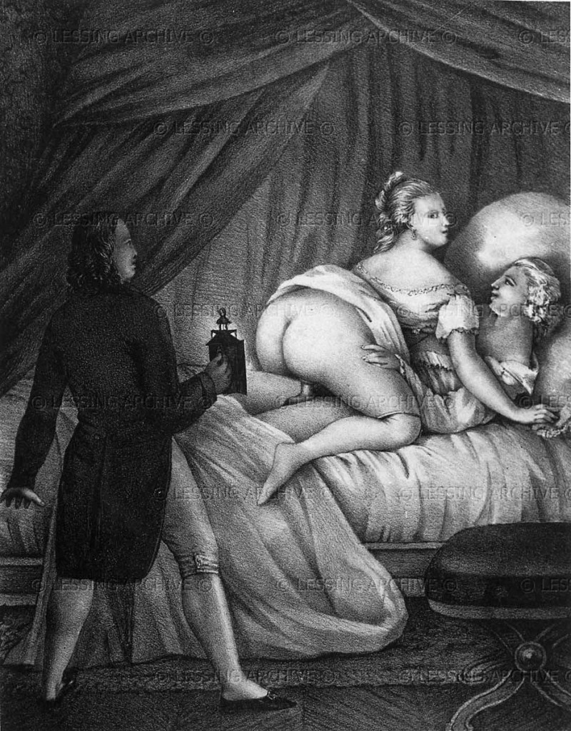 Pornographic painting of the 18th century