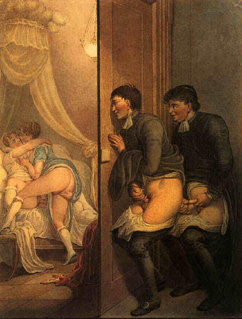 Pornographic painting of the 19th century
