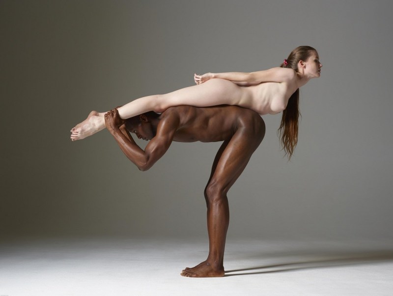 Erotic poses of gymnasts
