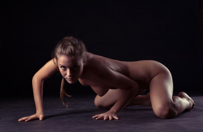 Beautiful naked gymnasts