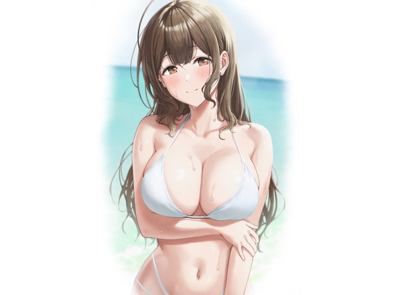 Anime boobs on the desktop