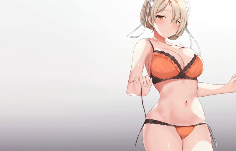 Naked anime boobs on the desktop