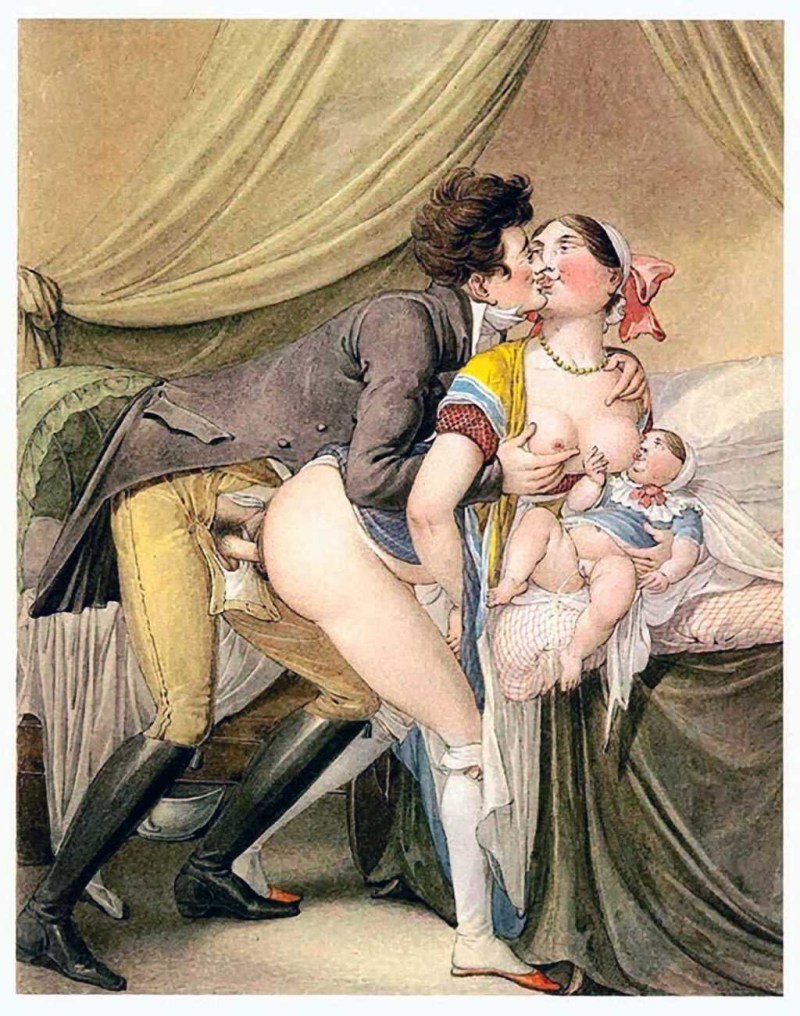 Pornographic drawings of the 18th century