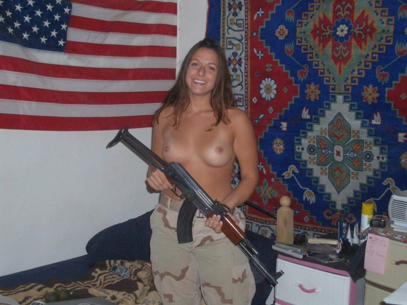 Naked girls in the American army