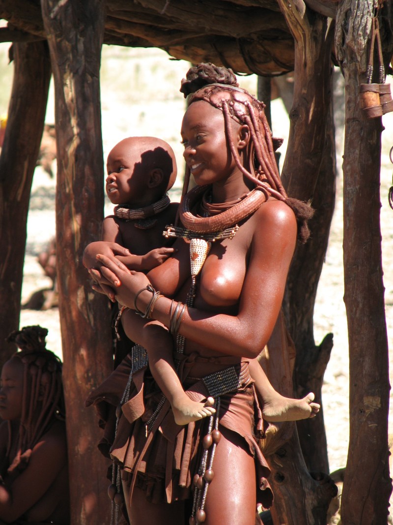 Khimba tribe in Namibia nude