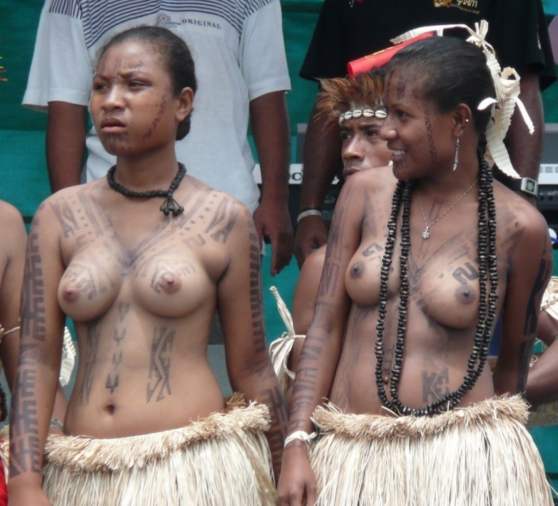 Naked women from the tribe