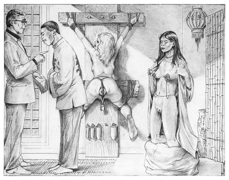 Joseph Farrell drawings BDSM