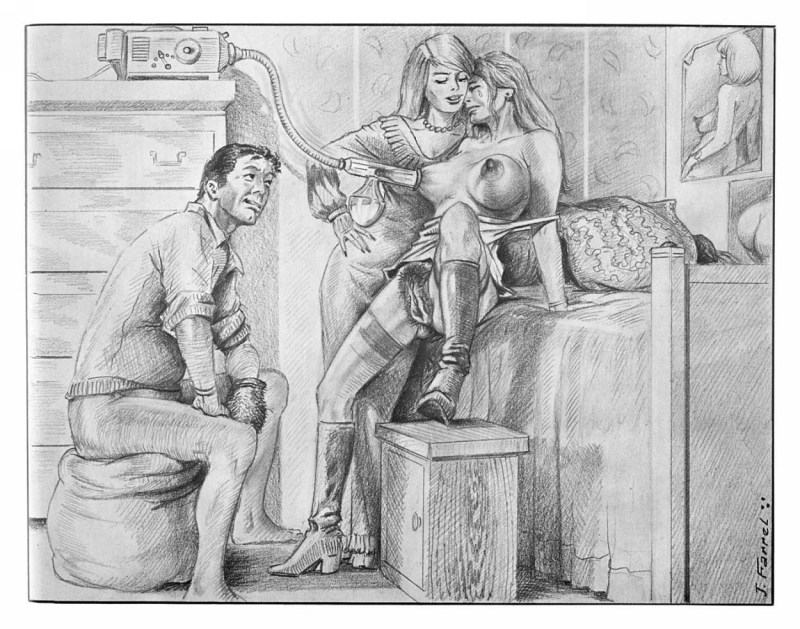 Joseph Farrell drawings BDSM