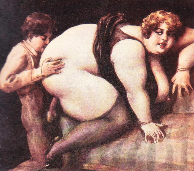 Erotic bbw in art
