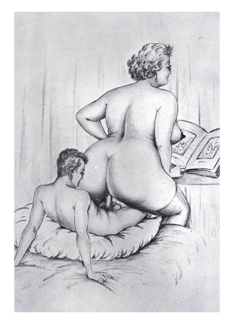 Pornographic drawings