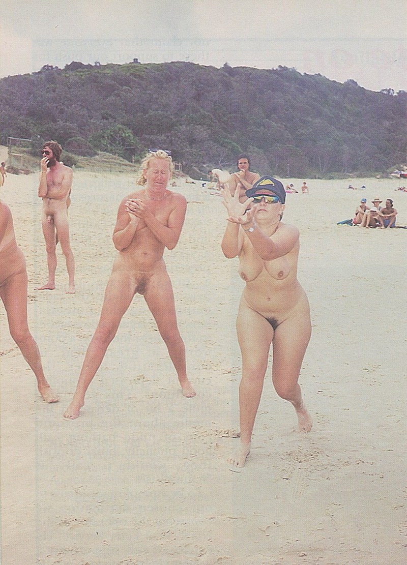 Naked Soviet women on the beach