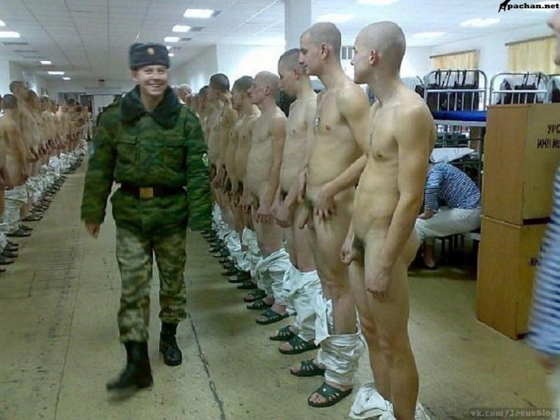Russian soldiers without panties