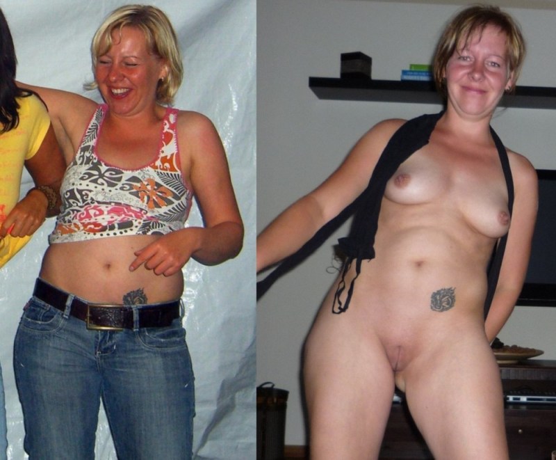 Women dressed and stripped private