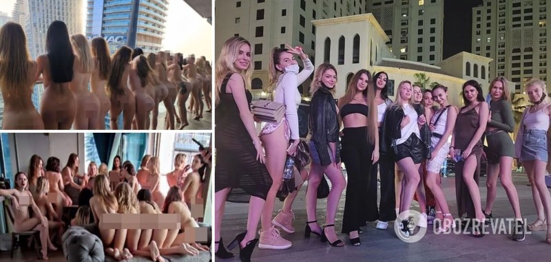 Naked photo shoot of Ukrainians in Dubai