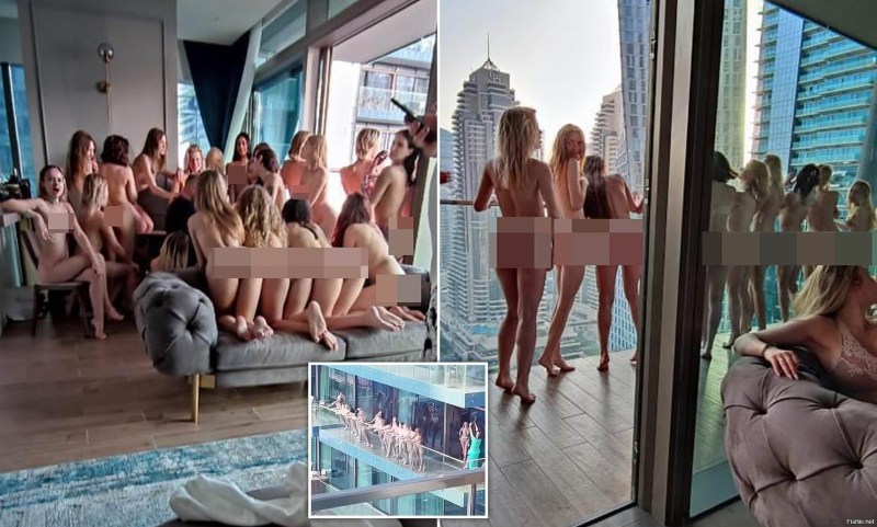 Photo shoot of naked girls in the Emirates