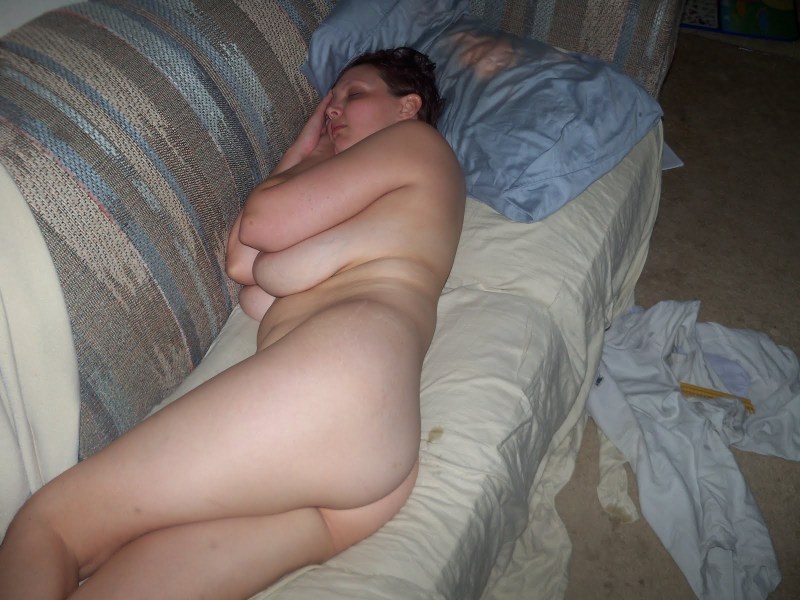 Rural woman sleeps naked