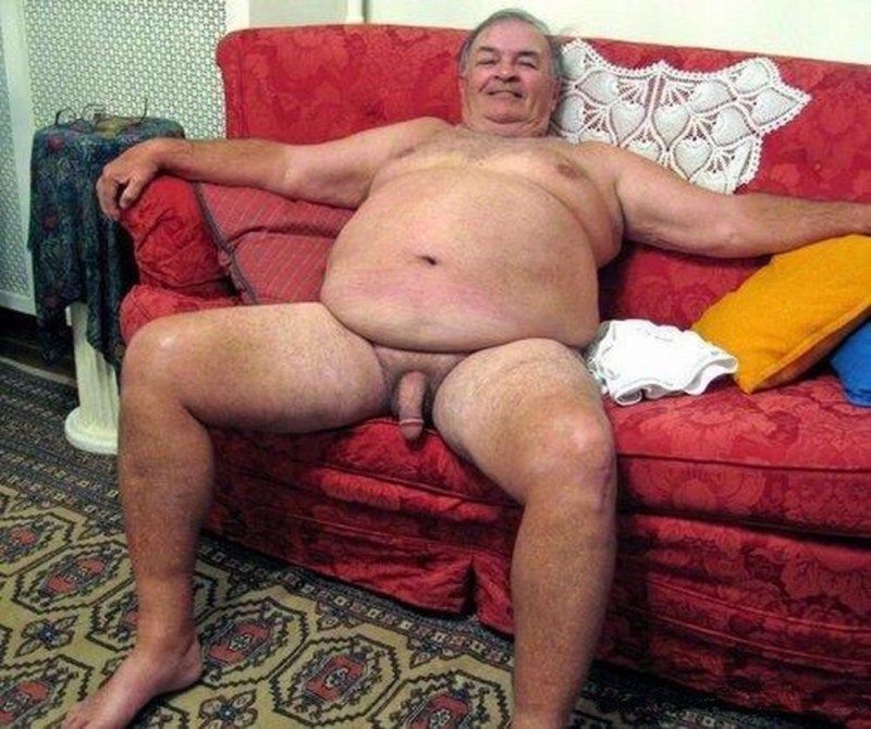 Fat old men without panties