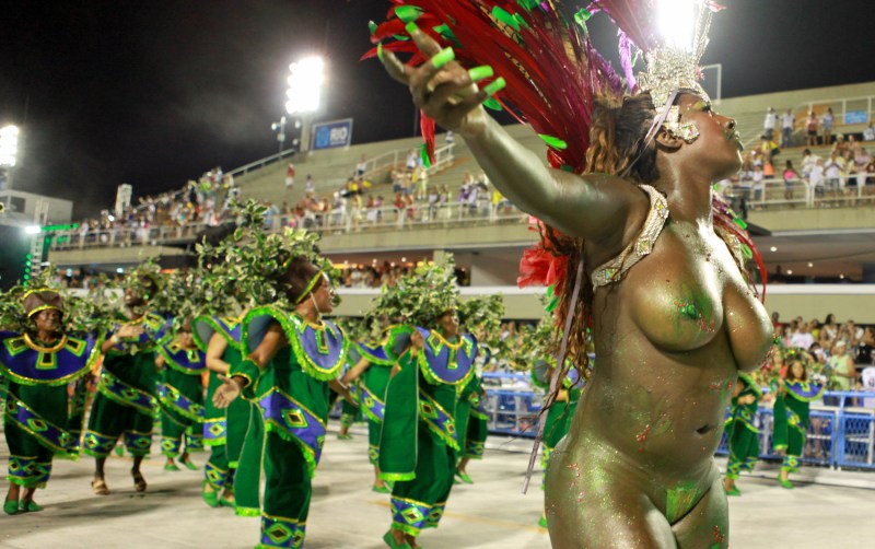 Brazilian carnival with big tits