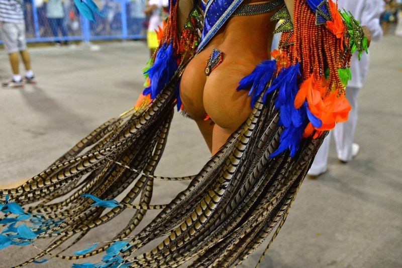 Carnival in Rio de Janeiro without panties