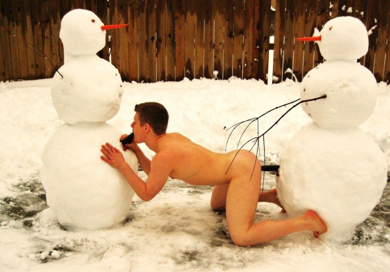 Erotic snow women