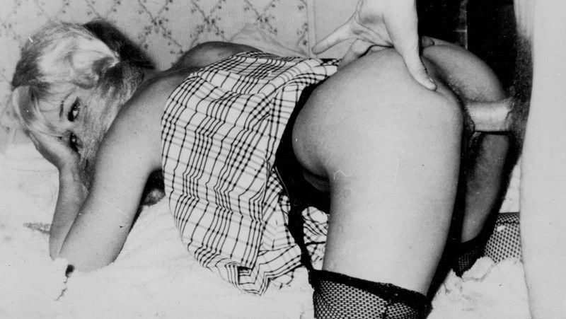 Black white retro porn photo