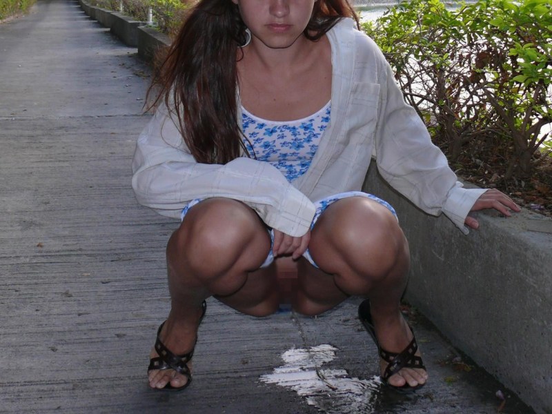 The girl carries off