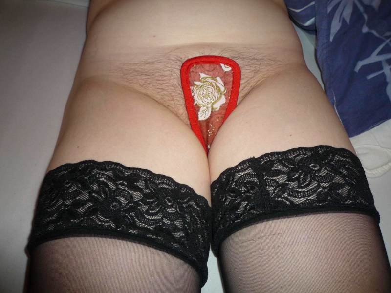 Wife in erotic panties