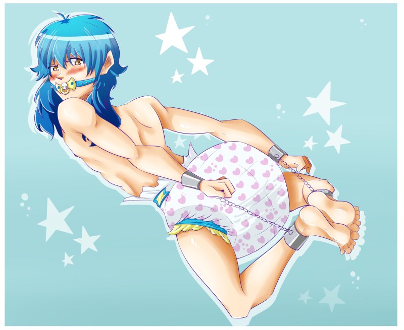 Anime hentai big diaper