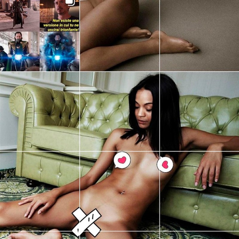 Actress Zoe Saldan Nude