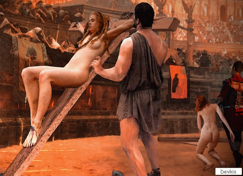 Naked women in ancient Rome