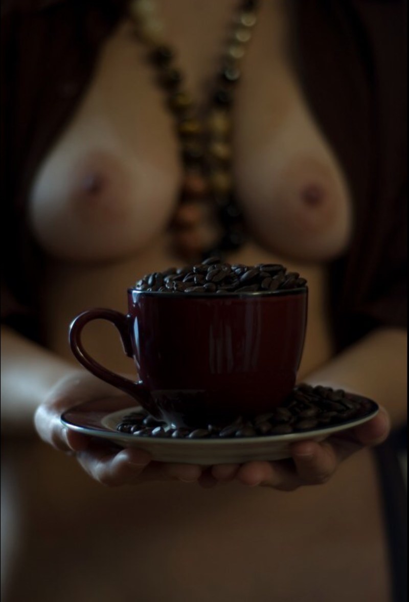 Erotic morning coffee