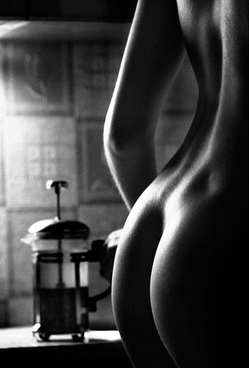 Morning coffee is erotic