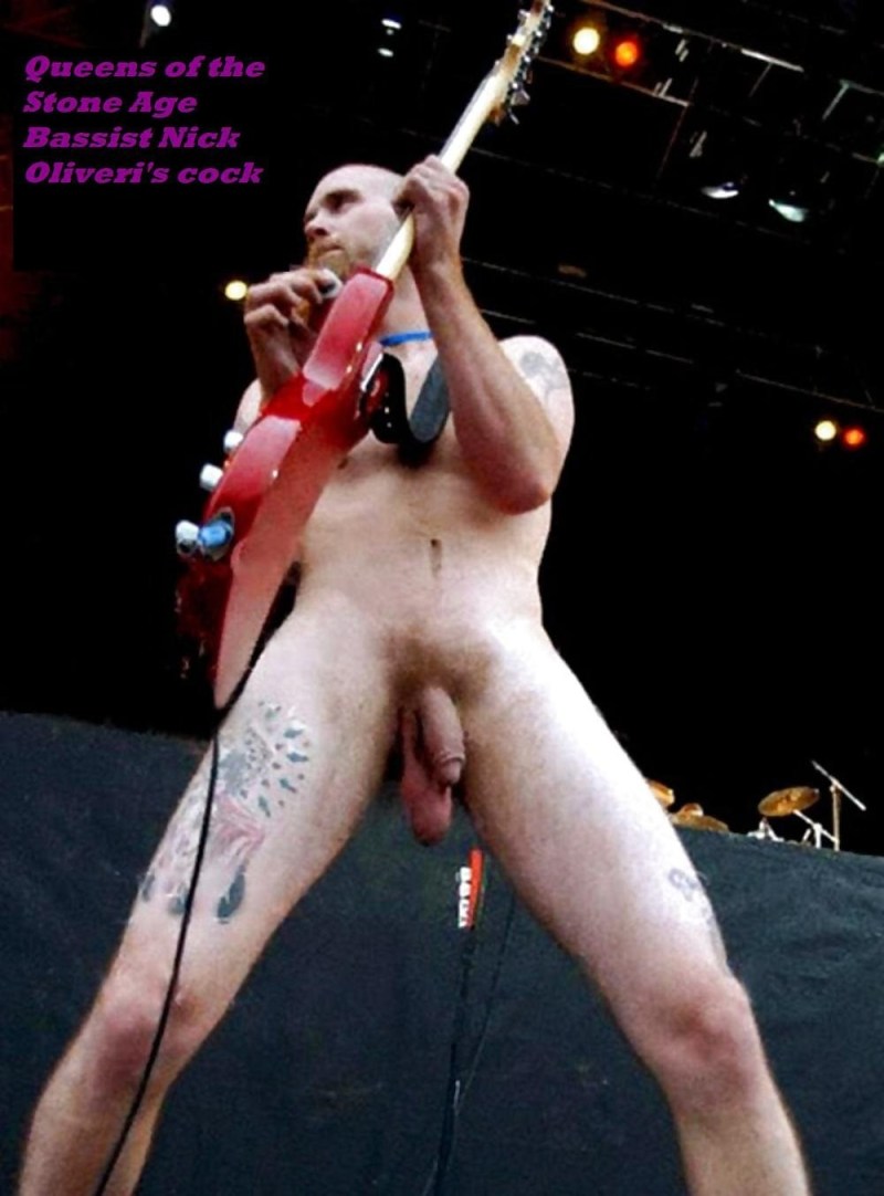 The guy undressed on stage