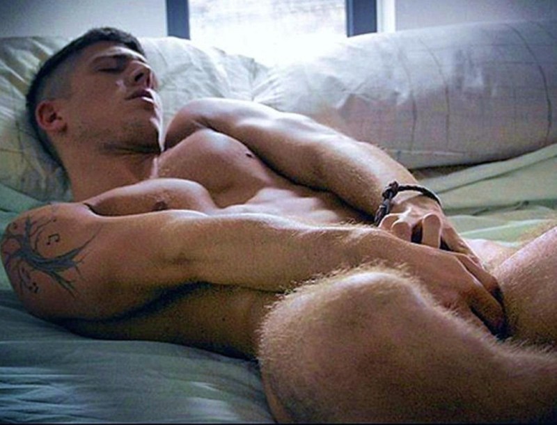 Beautiful naked guys in bed