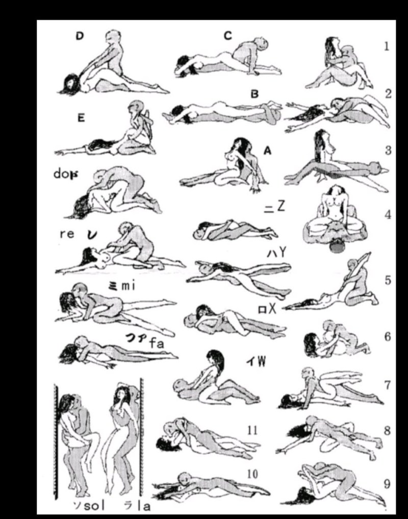 Erotic poses for the spine