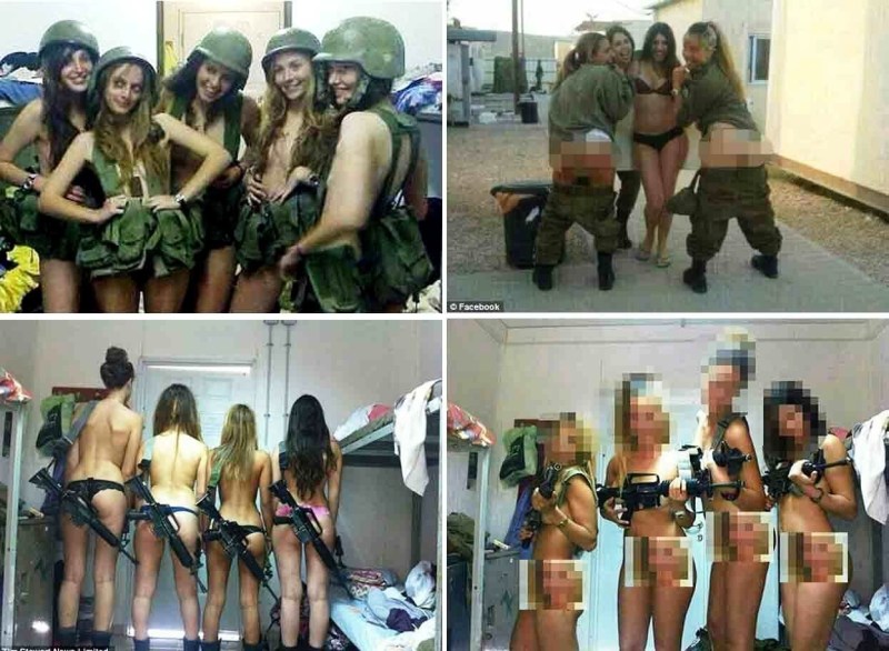 Girls of the Israeli army nude