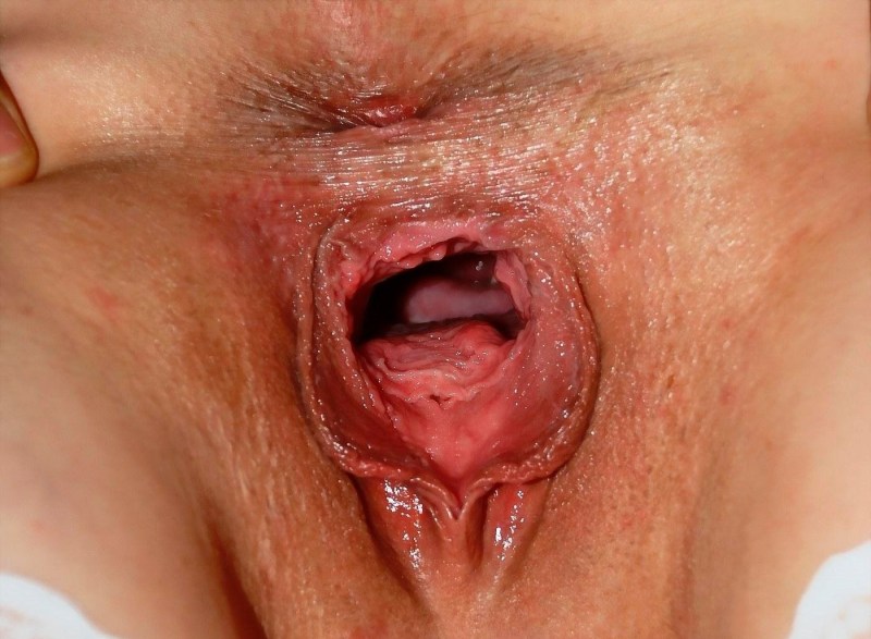 Deep vagina close -up