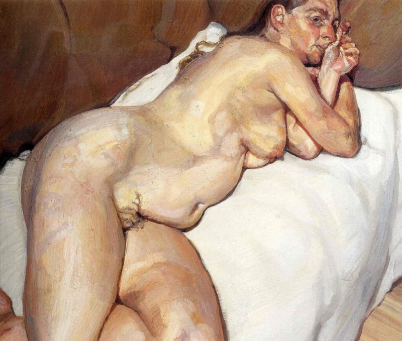 Lucien Freud Paints Nagota