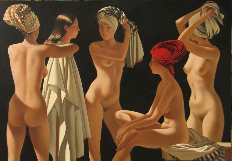 Female nudity in art