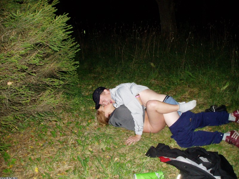 Naked drunken girls in nature