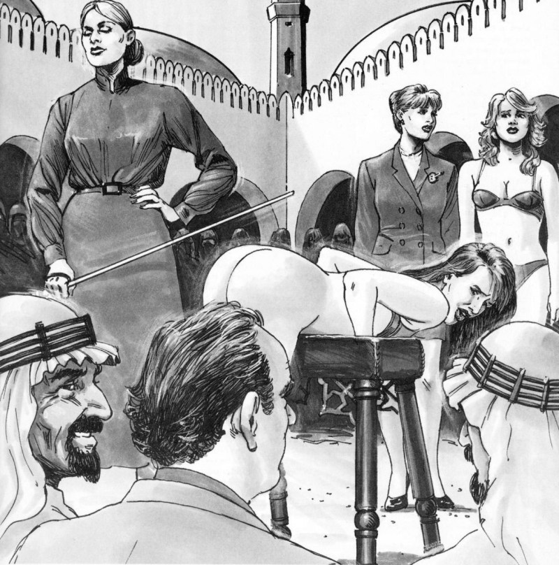 Punishment of women flogging