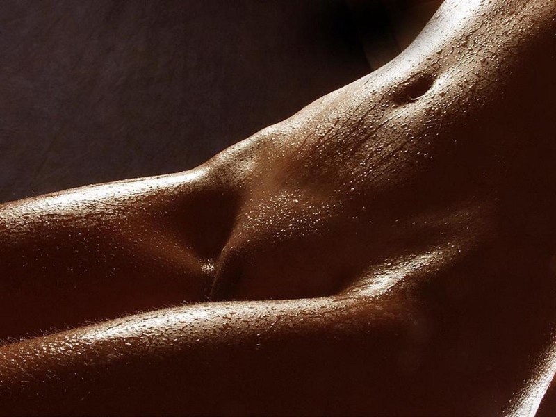 Beautiful bends of the female body