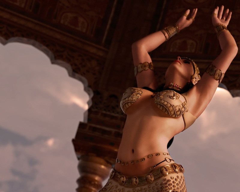 Eastern dancing breasts