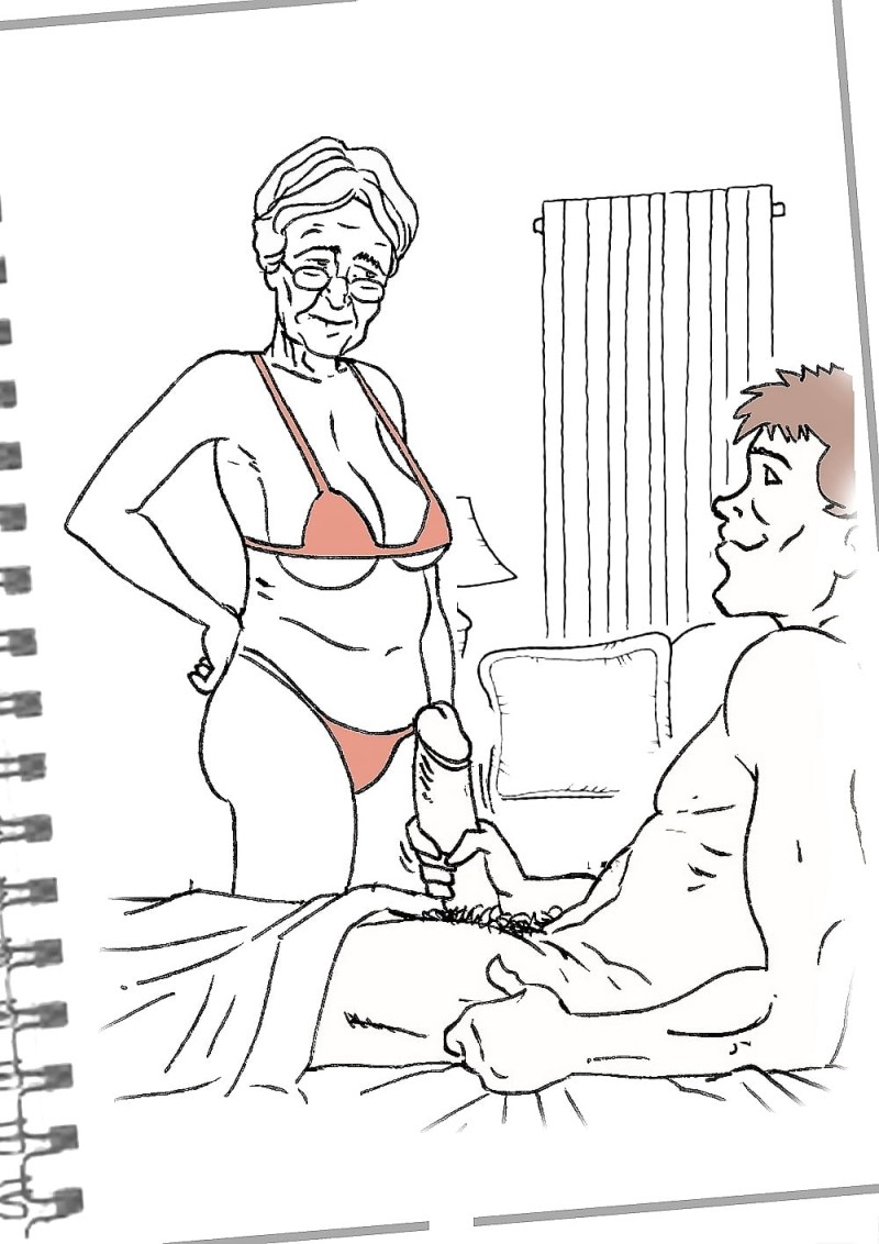 Erotic drawings are elderly