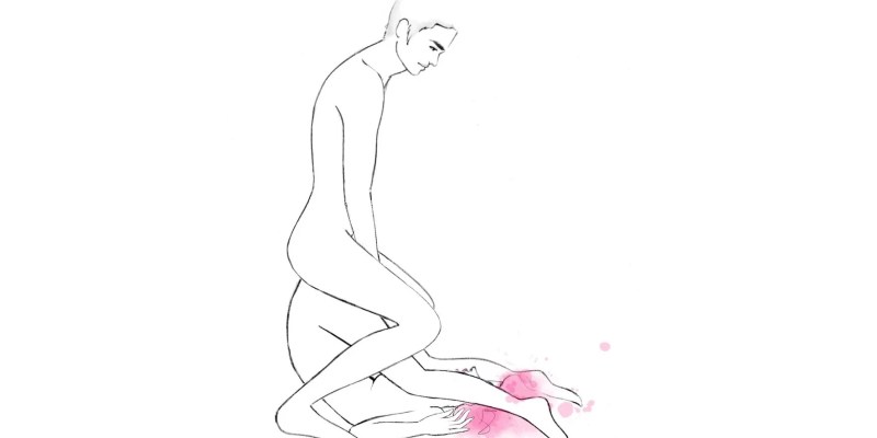 Pose a guy from above a sketch