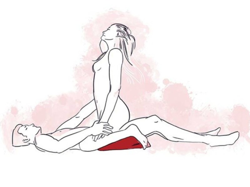 Pose girl on top drawing